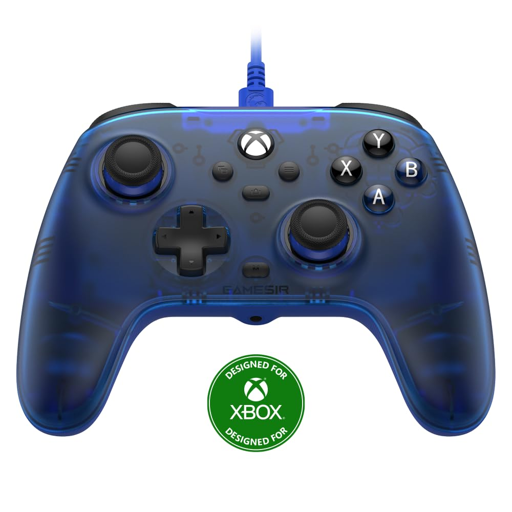 GameSir T7 Wired Controller/Gamepad Hall Effect Joysticks for Xbox Series X|S PC - Blue GameSir T7 Wired Controller/Gamepad Hall Effect Joysticks for Xbox Series X|S PC - Blue